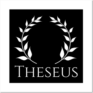 Ancient Greek Mythology Athenian Hero Theseus Pagan Myth Posters and Art